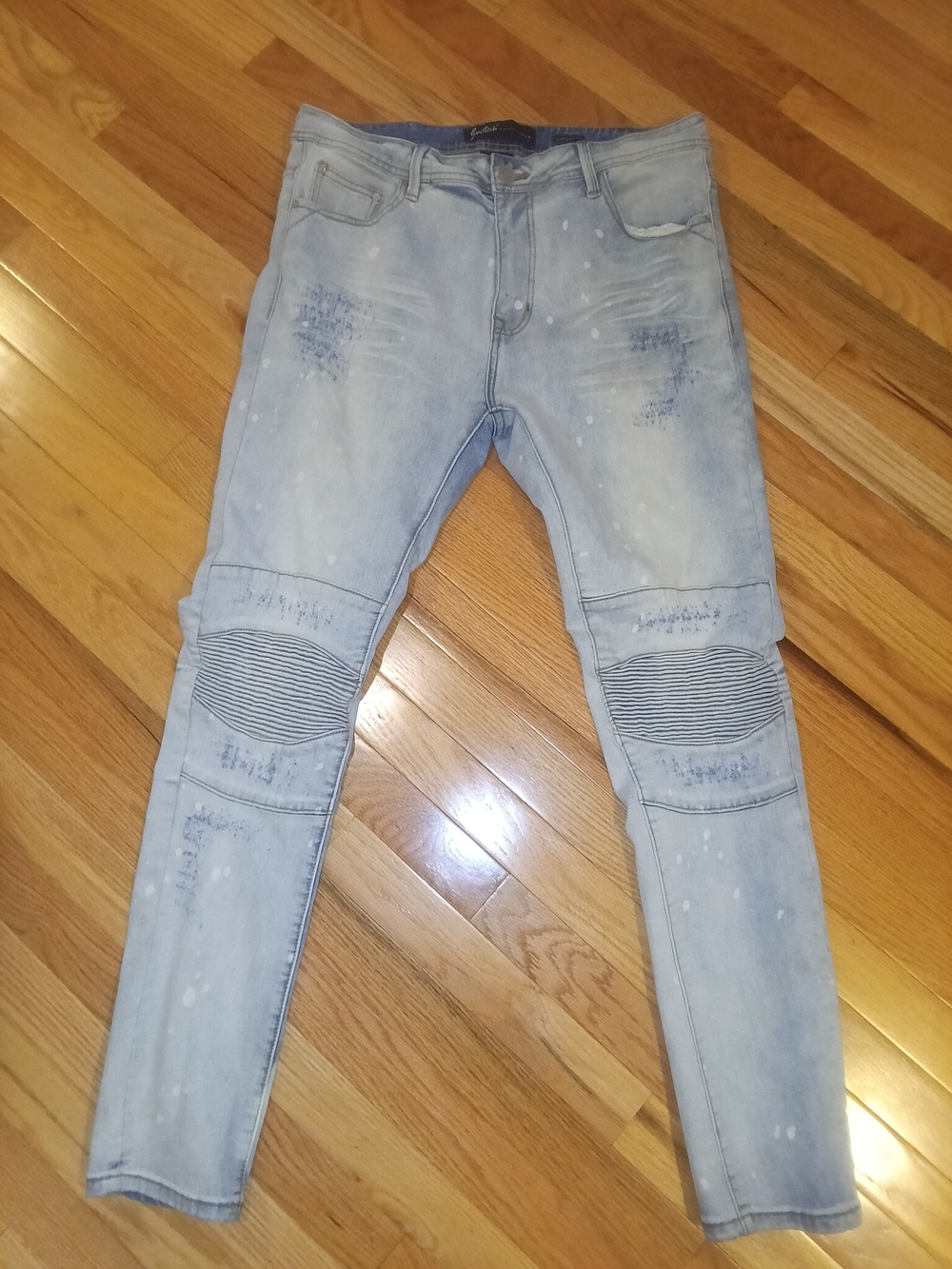 Switch Remarkable Men's Light Blue Jeans - Slim Tapered Fit
